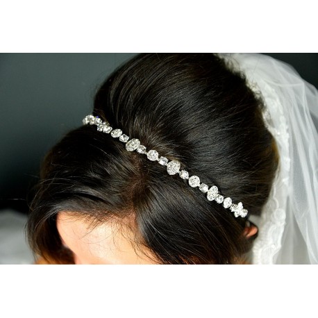 Hair  band mariée cristal